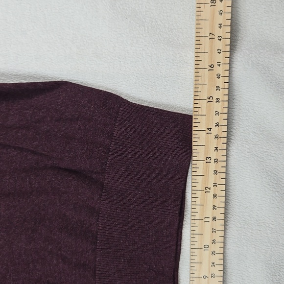 H&M Basic Women's Deep Purple Crew Neck Sweater - Picture 4 of 7